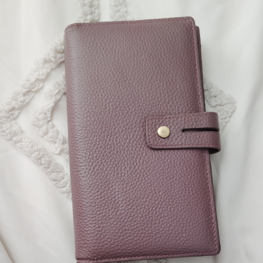 Purple Leather Wallet